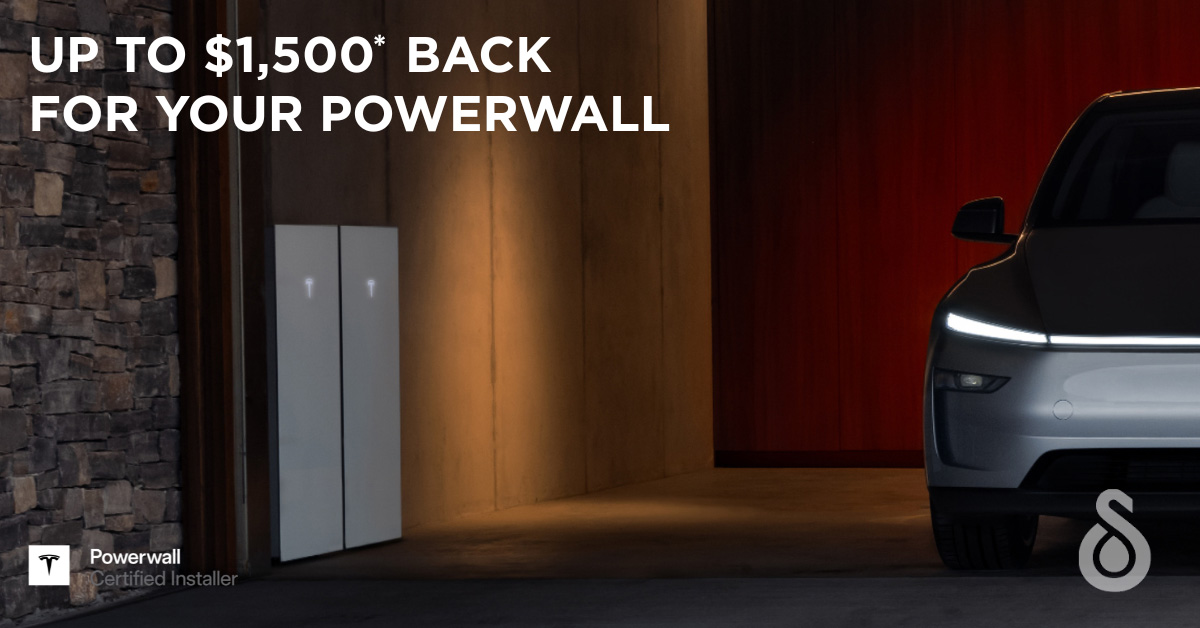 Get Up to $1,500 Back For Your Powerwall Installation