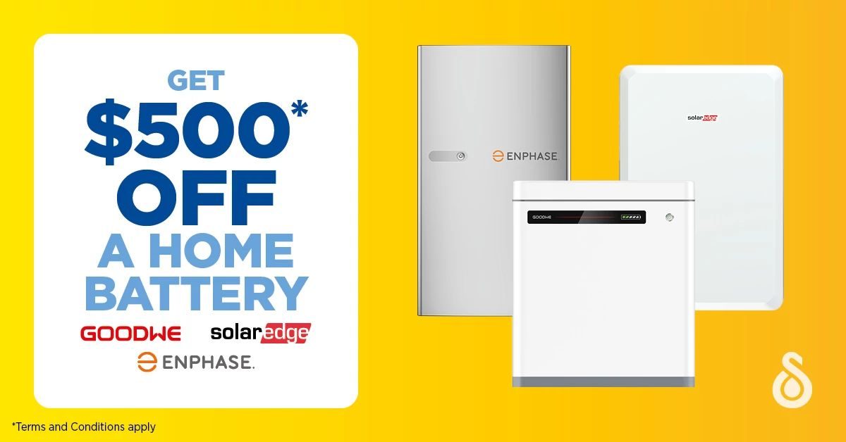 Get 500 off a home solar battery from Solahart 1200x628