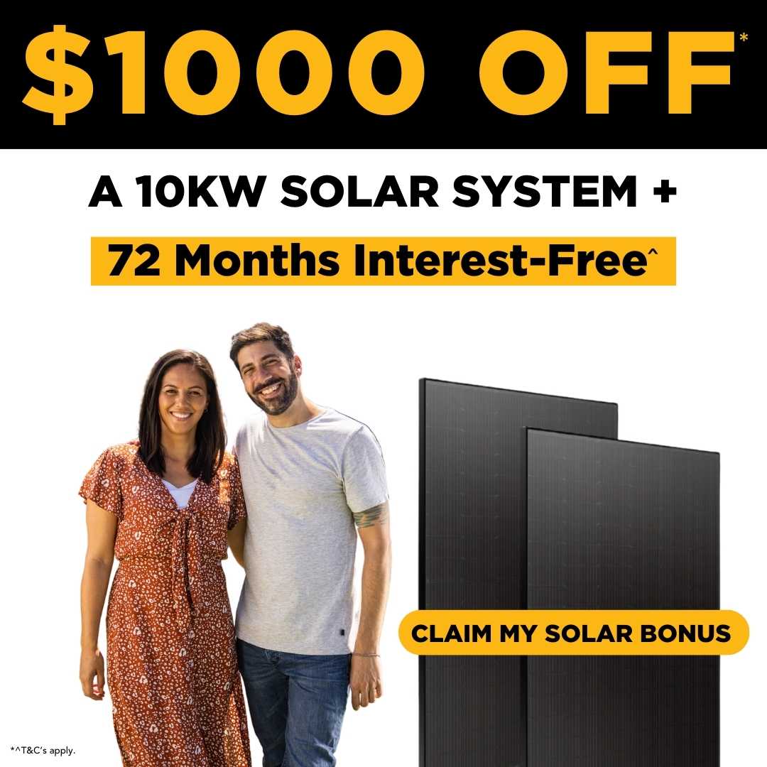 Save $1000 on a 10kw solar power system from Solahart Caboolture