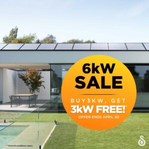 6kw solar power special from Solahart Caboolture