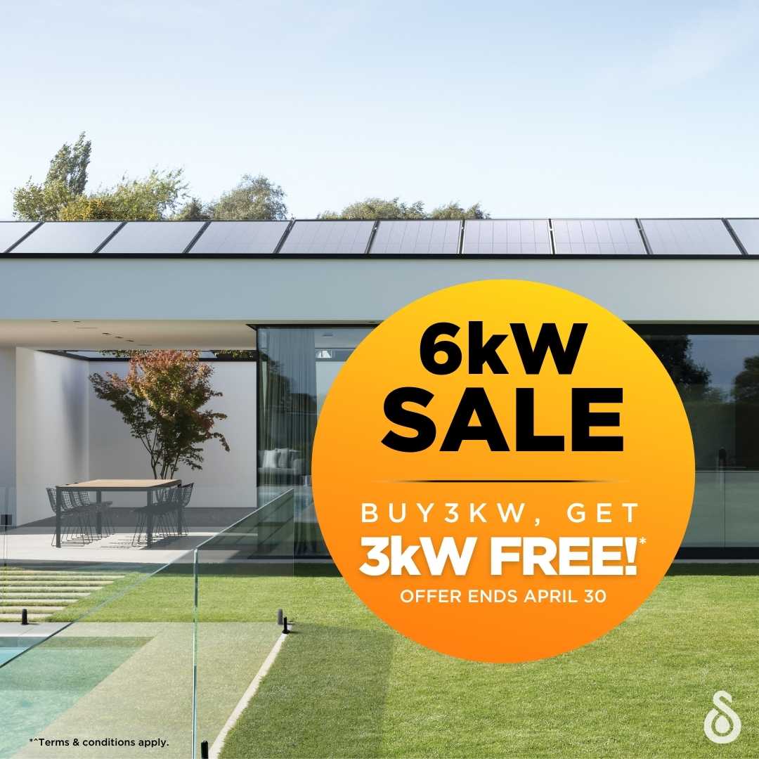 6kw solar power special from Solahart Caboolture